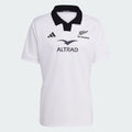 All Blacks Men's Away Rugby Shirt 2025–26 – adidas White Replica Jersey