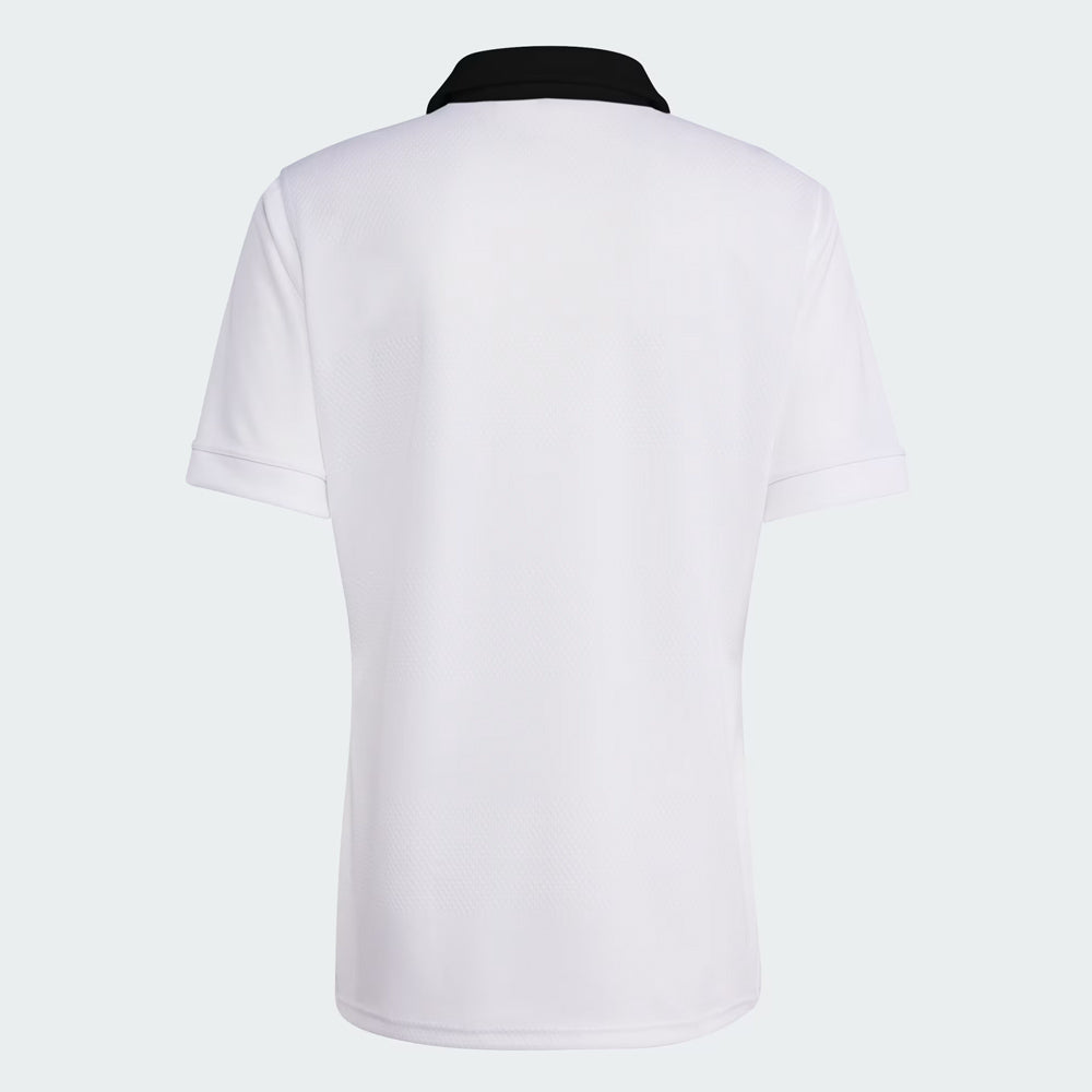 All Blacks Men's Away Rugby Shirt 2025–26 – adidas White Replica Jersey