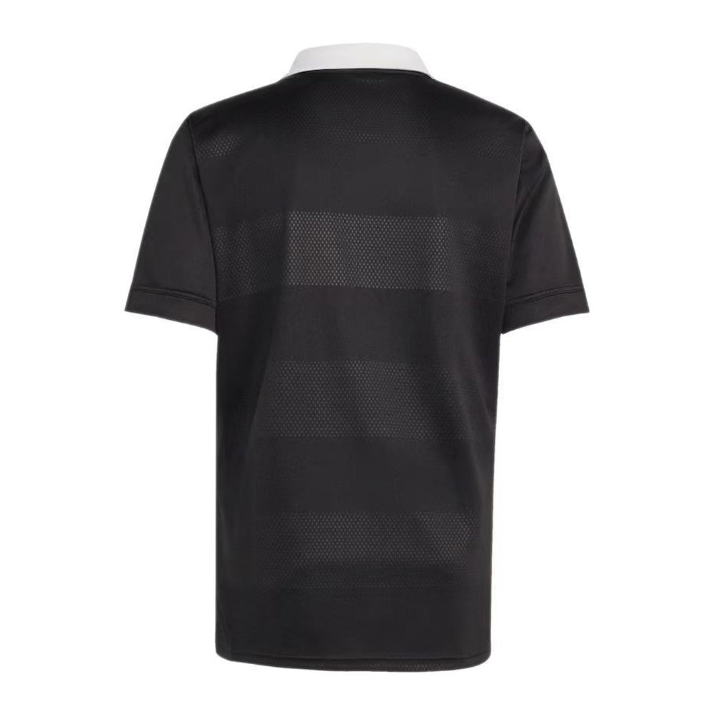 All Blacks Men's Home Rugby Shirt 2025–26 – adidas Black Replica Jersey