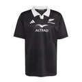 All Blacks Men's Home Rugby Shirt 2025–26 – adidas Black Replica Jersey