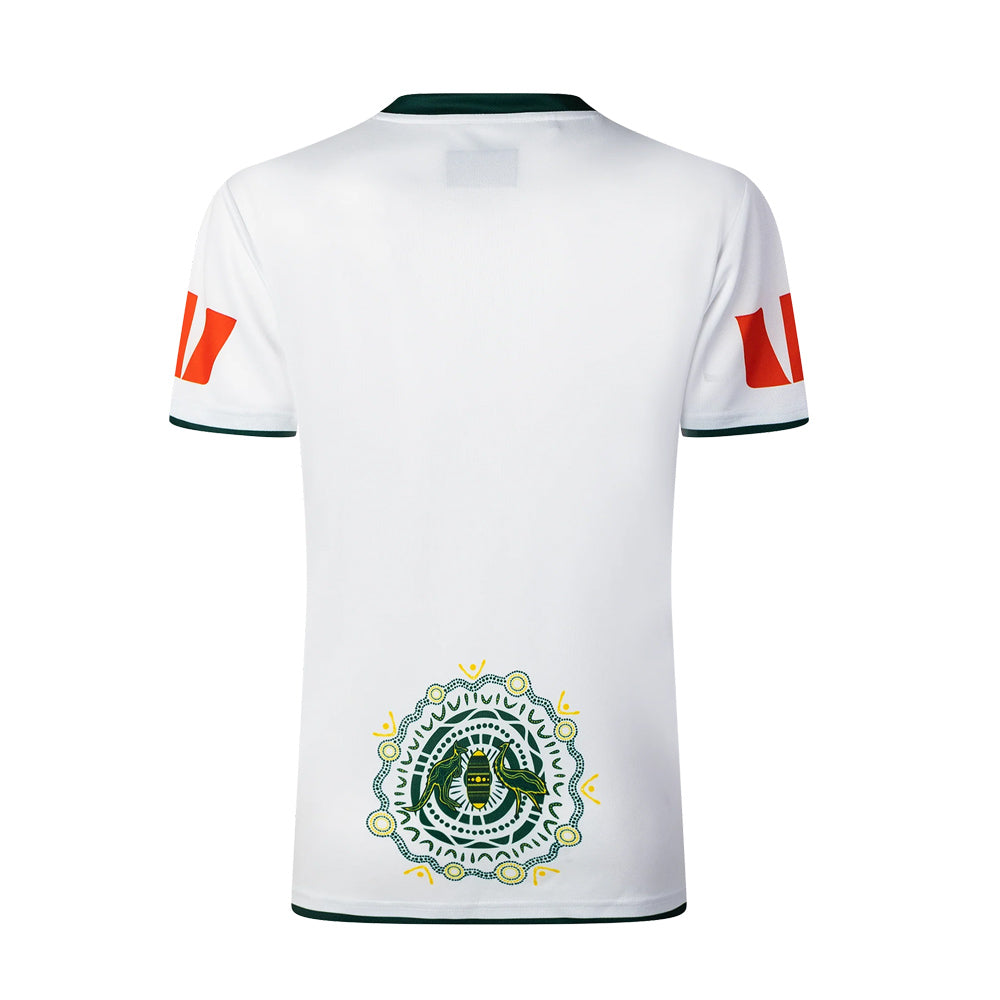 Australia Kangaroos 2026 Men's Rugby League World Cup Indigenous Jersey – White Classic Shirt