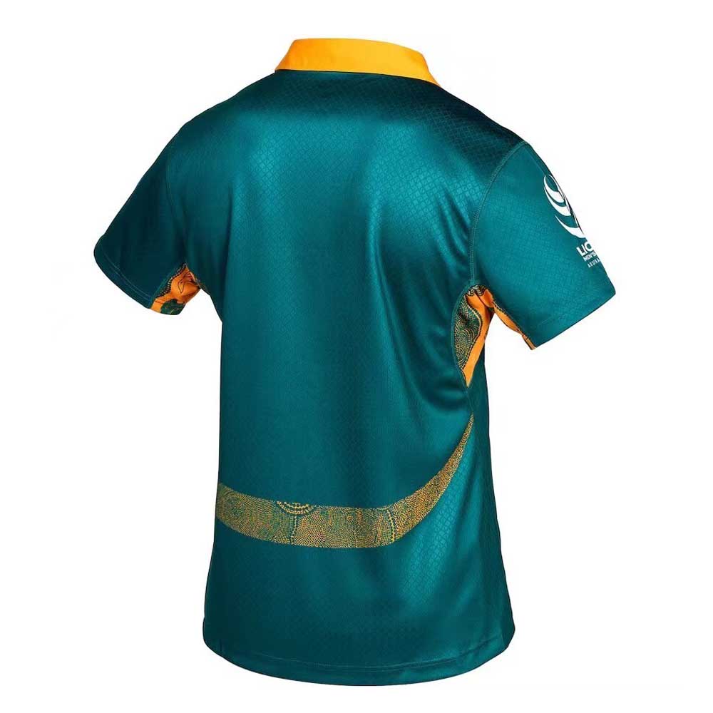 Australia Wallabies 2025 Men's Lions Tour Warm-Up Rugby Jersey – Green & Gold