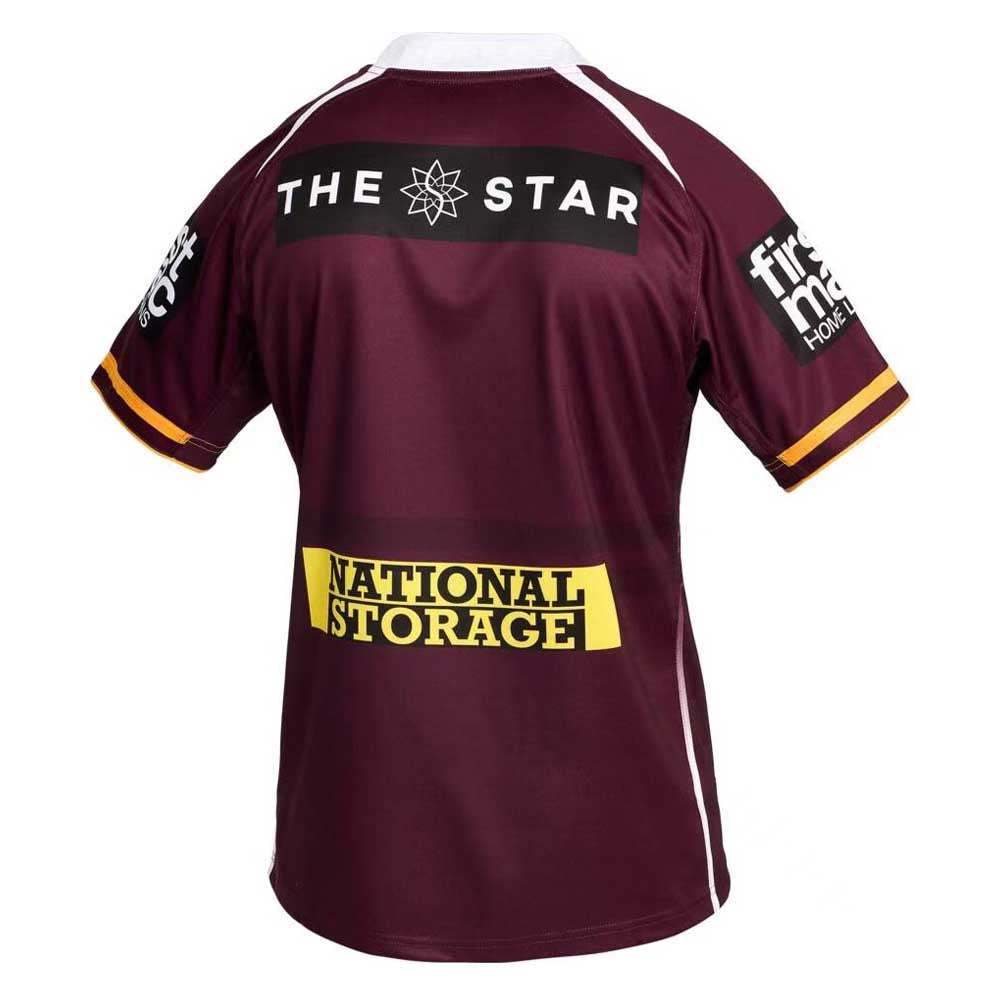 Brisbane Broncos Mens 2026 Home Rugby League Jersey – Maroon & Gold