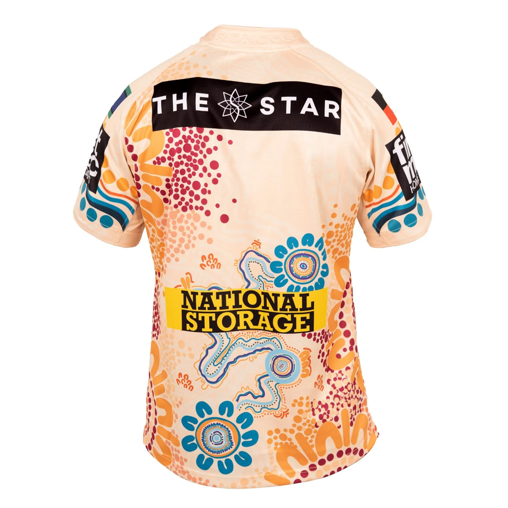 Brisbane Broncos Mens 2026 Indigenous Rugby League Jersey – One Journey to The Other