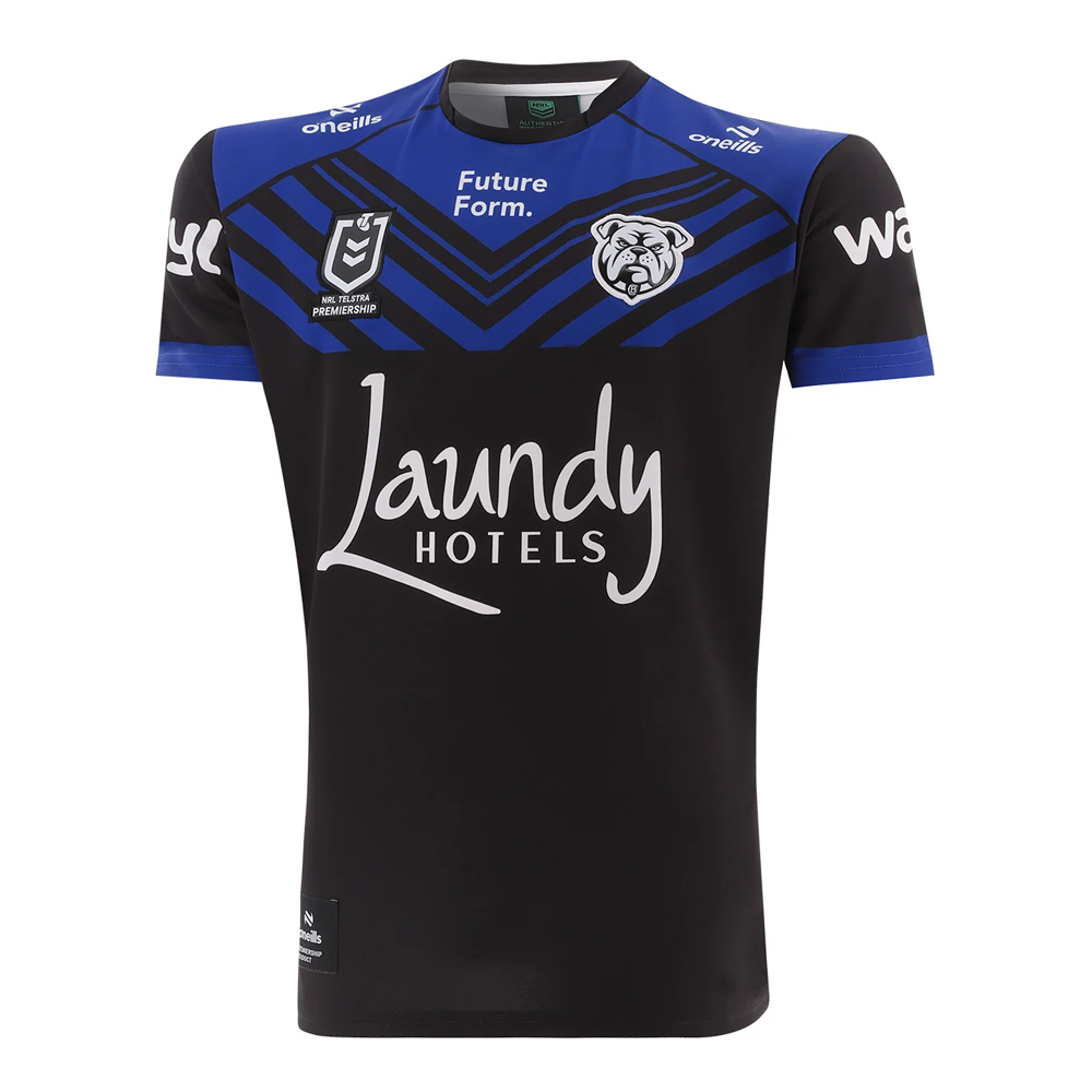 Canterbury-Bankstown Bulldogs Mens 2026 Alternate Rugby League Jersey – Black & Royal Blue