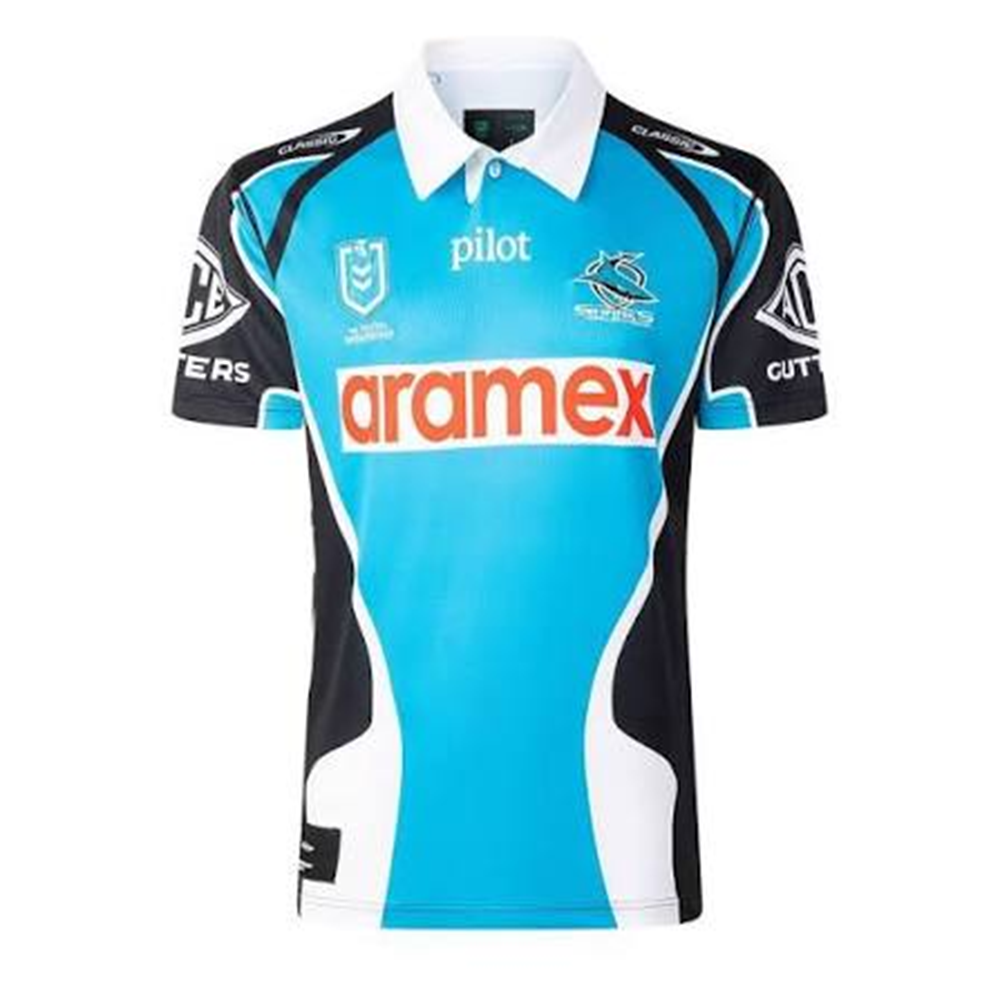 Cronulla Sharks 2026 Heritage Rugby Jersey – Sky Blue Retro Replica Shirt