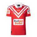 Dolphins Mens 2026 Heritage Rugby Jersey – Red Retro V Design Shirt