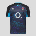 England Men's Alternate Rugby Shirt 2025–26 – Castore Black Replica Jersey