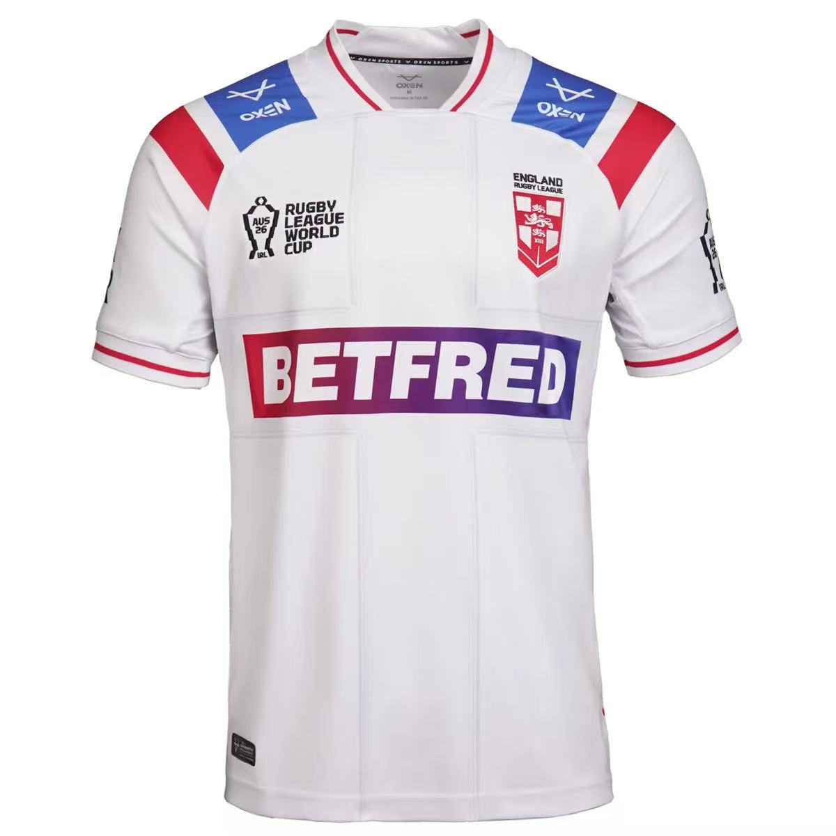 England Rugby League World Cup 2026 Mens Home Jersey