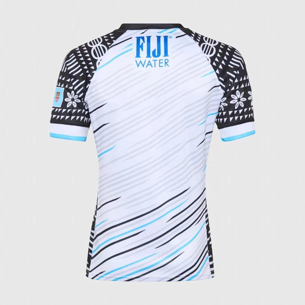 Fiji 7s Men's Home Rugby Jersey 2025–26 – Umbro White Replica Shirt