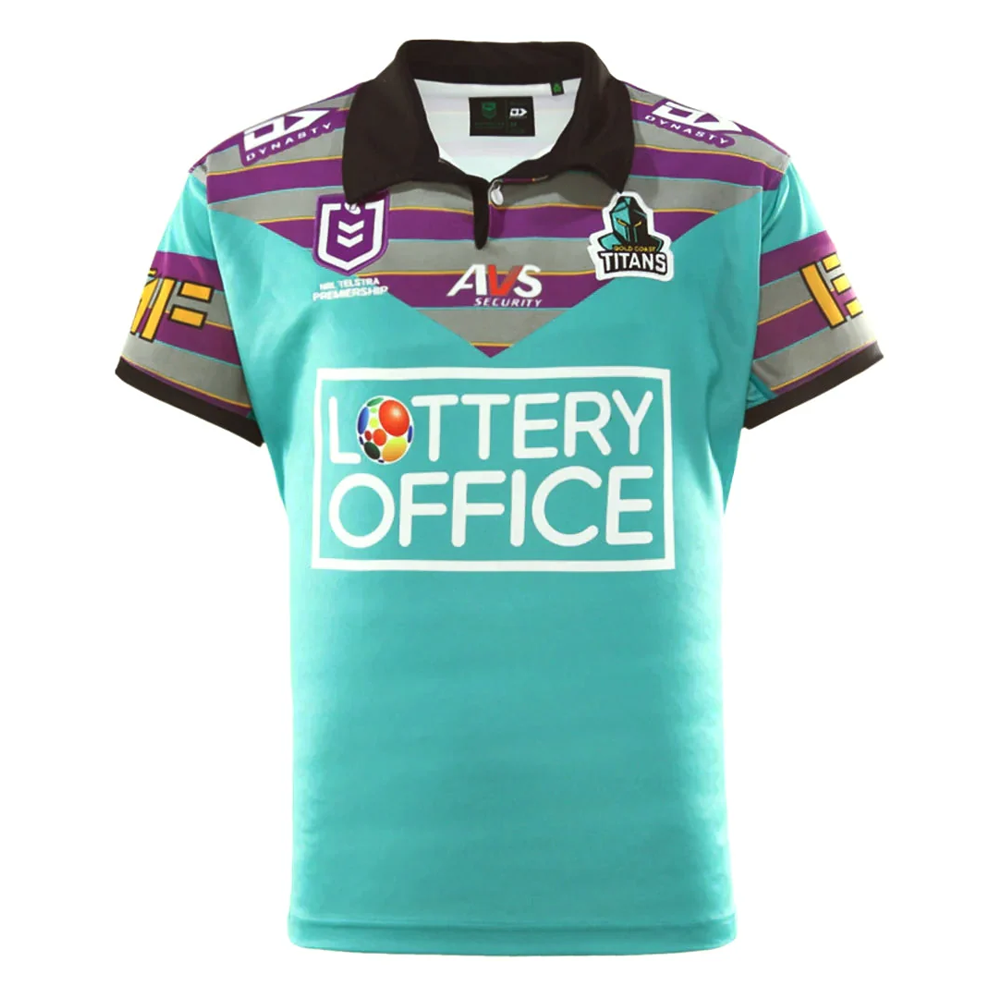 Gold Coast Titans 2026 Chargers Adults Heritage Rugby Jersey – Teal Retro Shirt