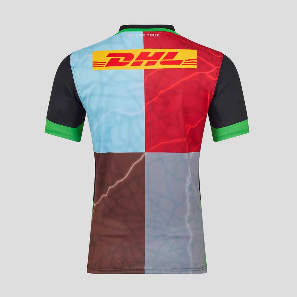 Harlequins Home Rugby Jersey 2025-26 – Mens Castore DHL Shirt