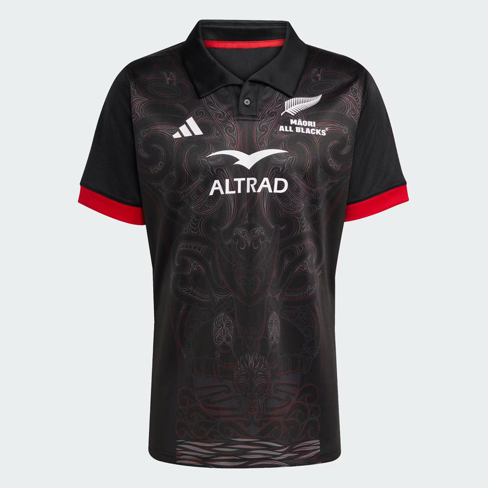 Māori All Blacks Men's Home Rugby Jersey 2025–26 – adidas Replica Shirt