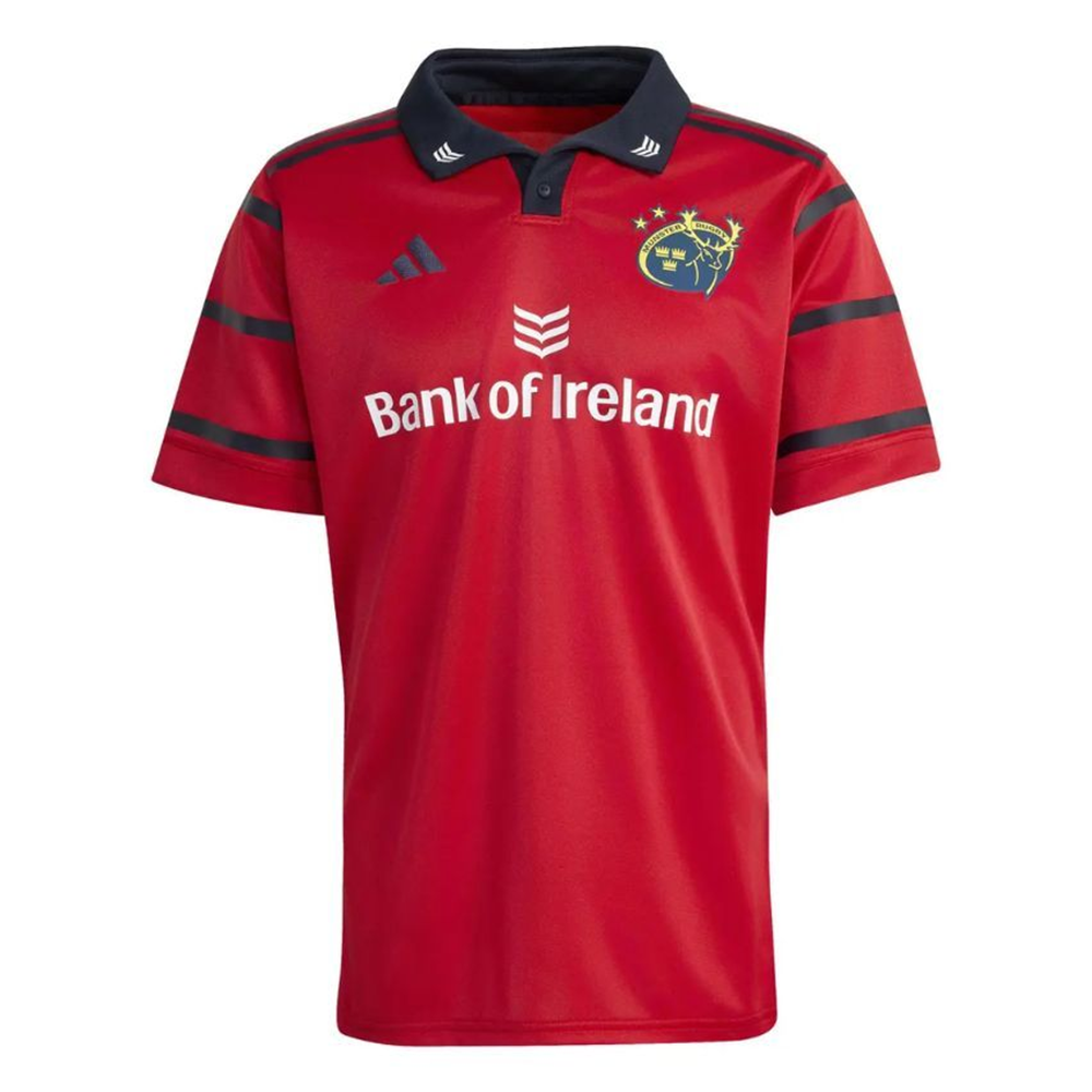 Munster Rugby Home Jersey 2025-27 – Mens Red Adidas Rugby Shirt