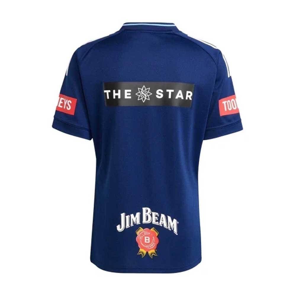 NSW Blues 2025 Men's Captain's Run Replica Rugby League Jersey – State of Origin adidas Shirt