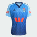 NSW Blues 2025 Men's Training Rugby Jersey – adidas State of Origin Blue Geometric Shirt