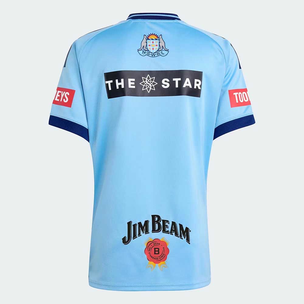 NSW Blues 2025 Men's Home Replica State of Origin Rugby League Jersey – adidas