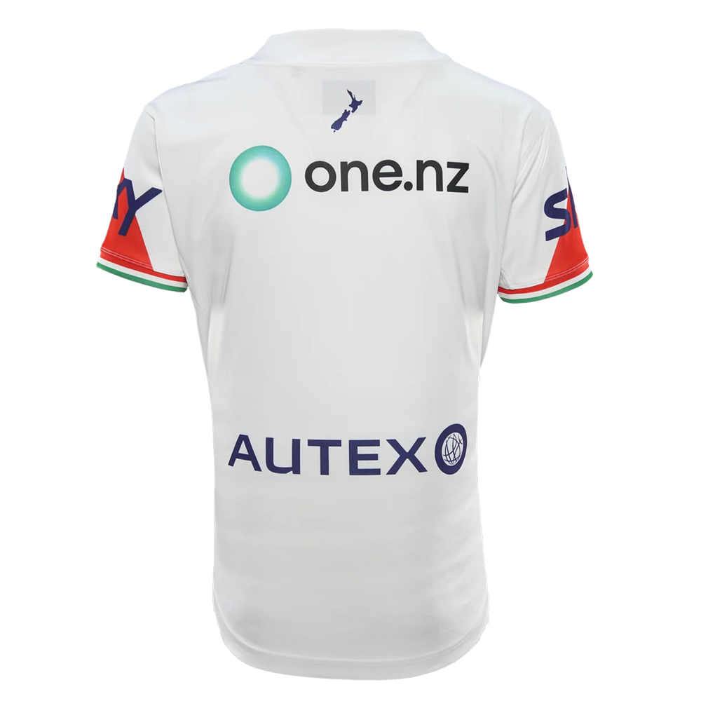 New Zealand Warriors Mens 2026 Away Rugby Jersey – White Replica Shirt