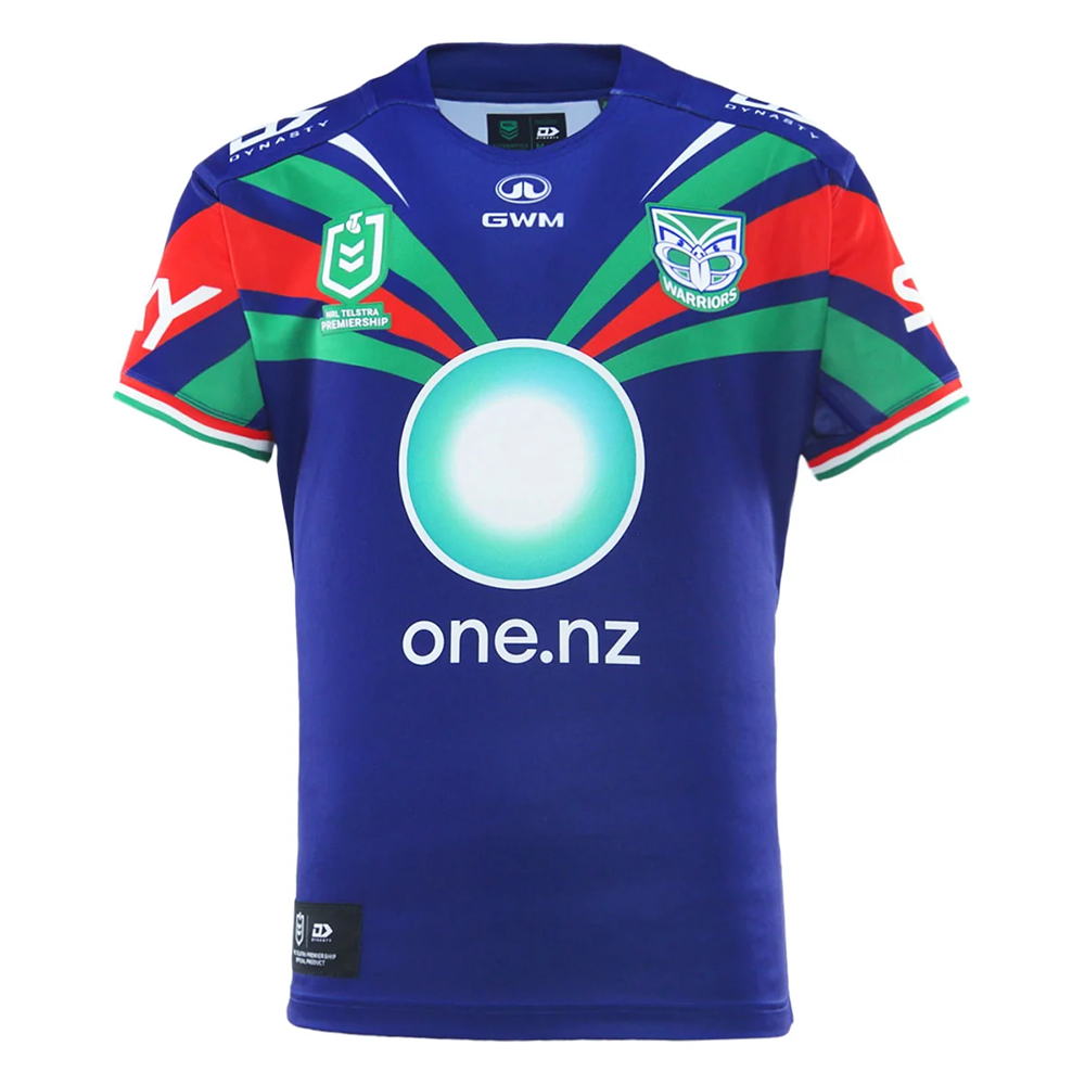 New Zealand Warriors Mens 2026 Home Rugby Jersey – Royal Blue Replica Shirt