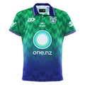 New Zealand Warriors Mens 2026 Pre-Season Rugby Jersey – Green & Blue Replica Shirt