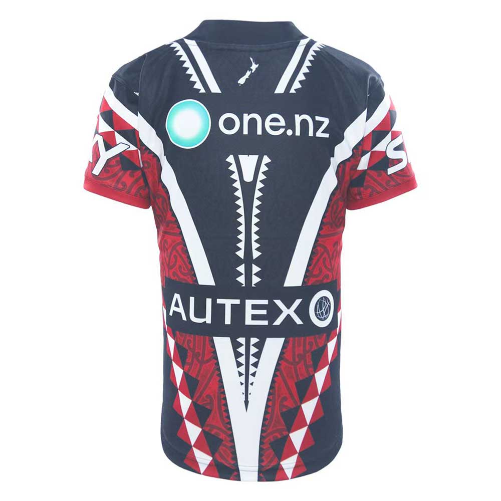 New Zealand Warriors Mens 2026 Te Arahi Indigenous Rugby Jersey – Red & Black Replica Shirt