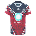 New Zealand Warriors Mens 2026 Te Arahi Indigenous Rugby Jersey – Red & Black Replica Shirt