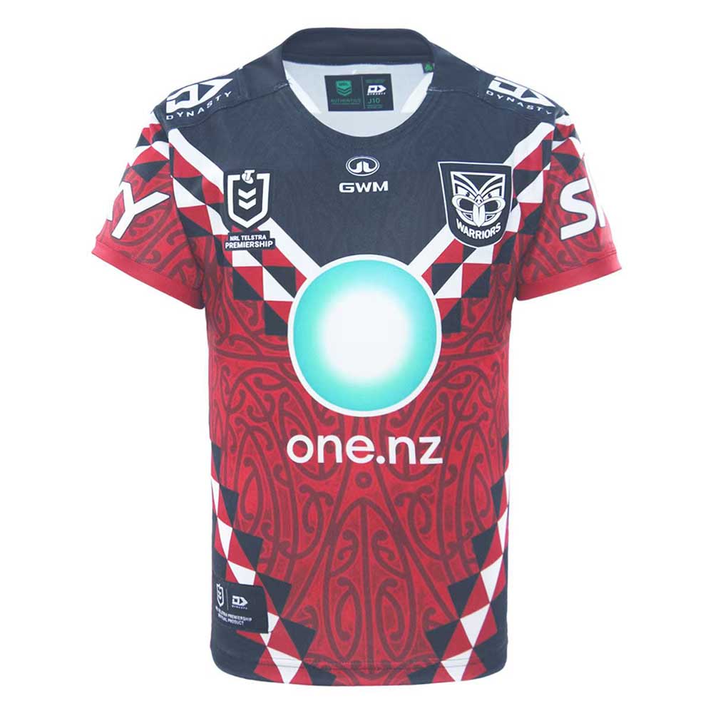 New Zealand Warriors Mens 2026 Te Arahi Indigenous Rugby Jersey – Red & Black Replica Shirt