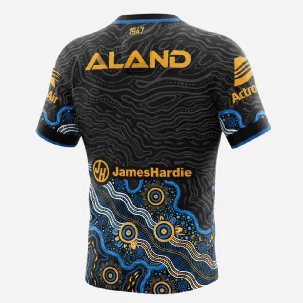 Parramatta Eels 2026 Men's Indigenous Round Rugby League Jersey – Black & Blue