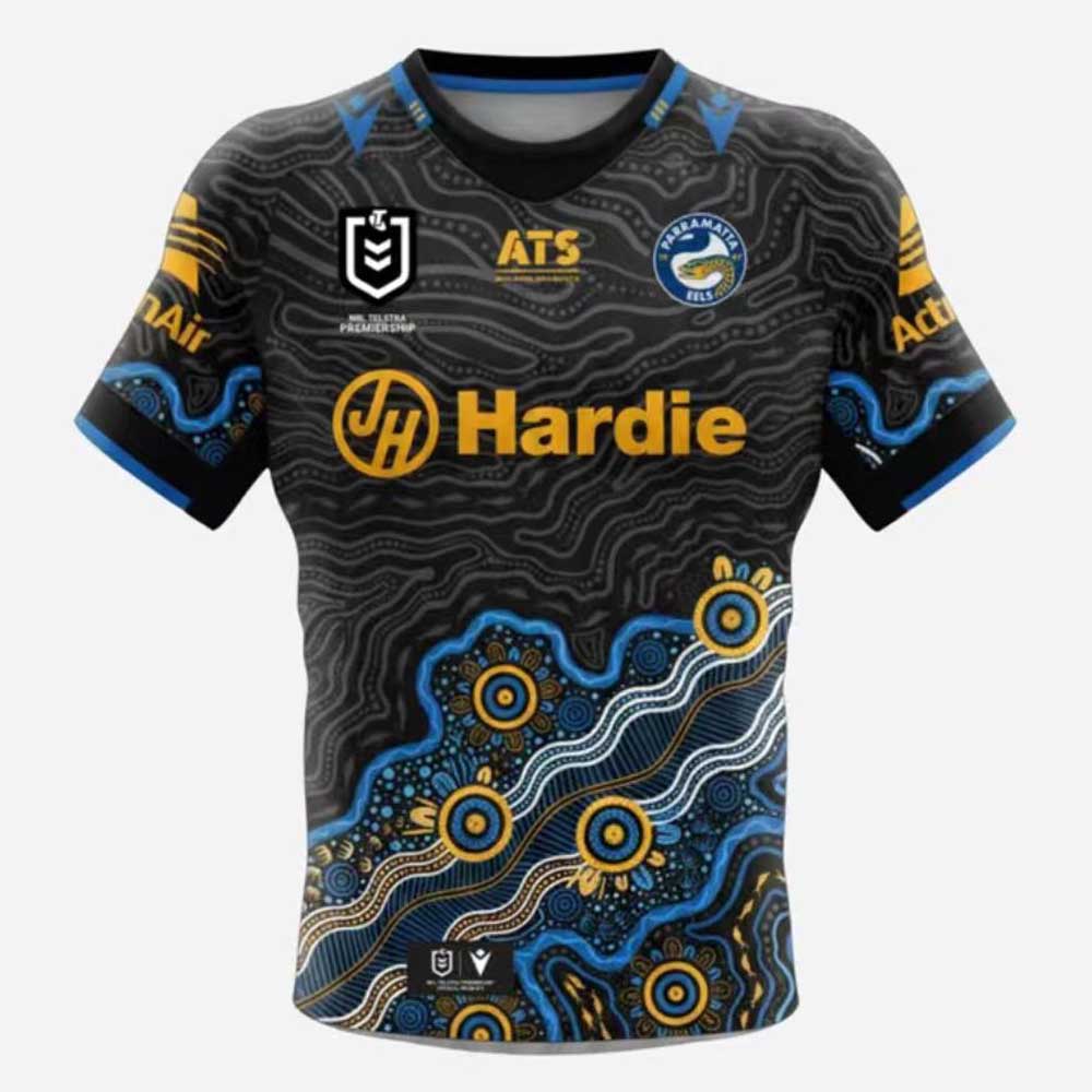 Parramatta Eels 2026 Men's Indigenous Round Rugby League Jersey – Black & Blue