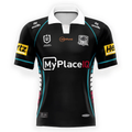 Penrith Panthers 2026 Men's Heritage Rugby League Jersey – Black & White Collar