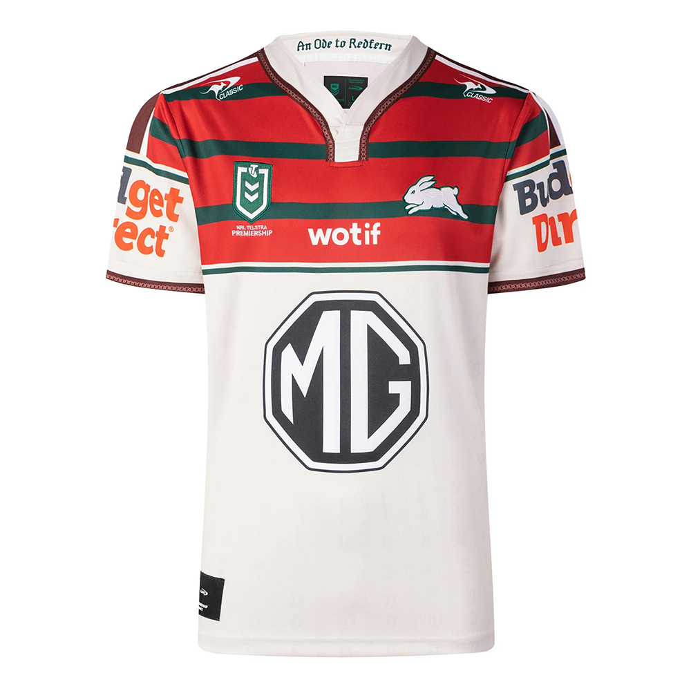 South Sydney Rabbitohs 2026 Men's Alternate Rugby League Jersey – An Ode to Redfern