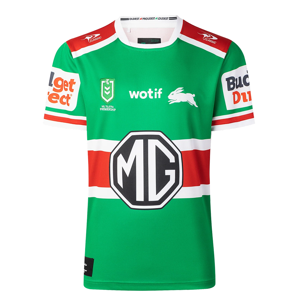 South Sydney Rabbitohs 2026 Men's Away Rugby League Jersey – Classic Minties Design