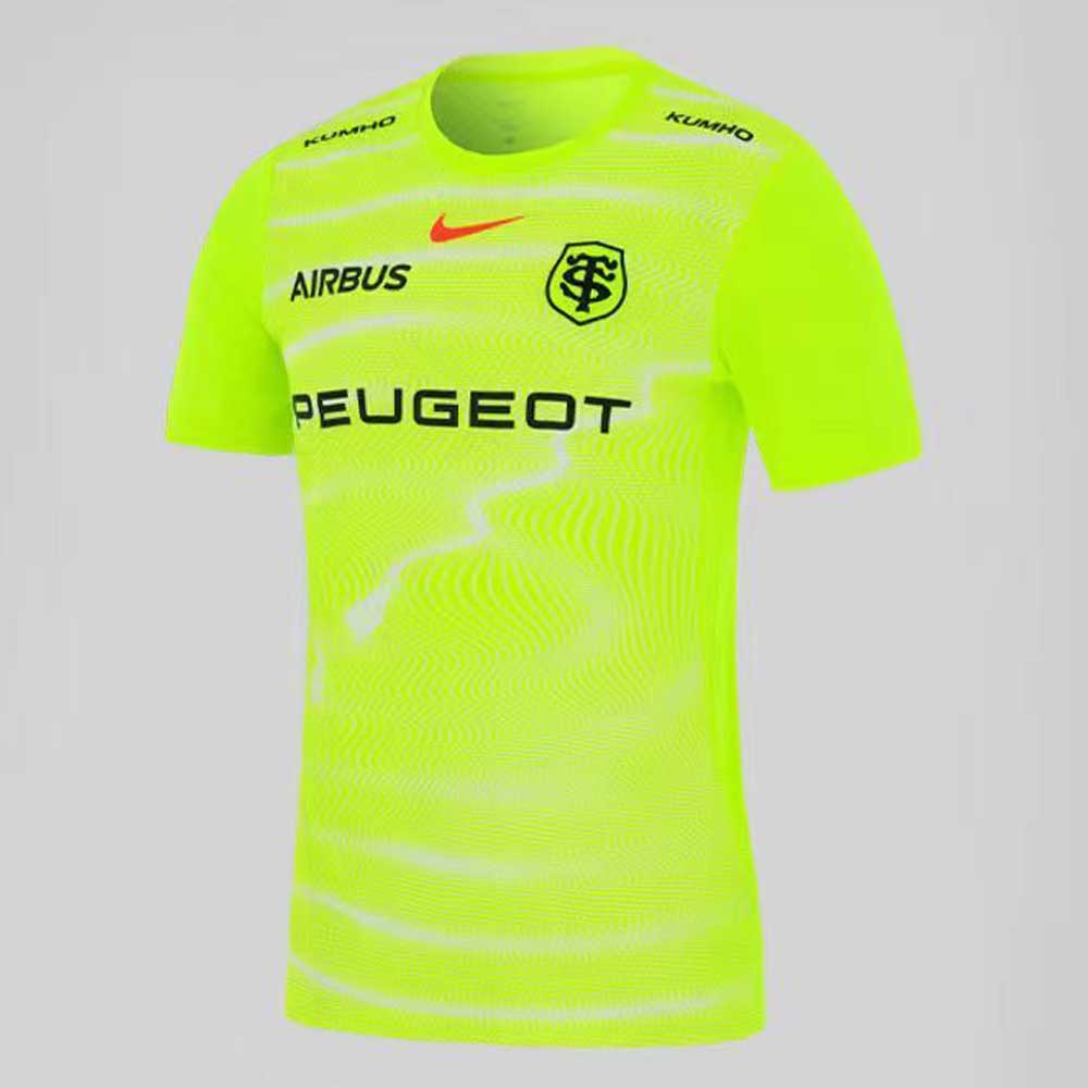 Stade Toulousain 2025/26 Champions Cup Pre-Match Jersey – Nike Volt Yellow