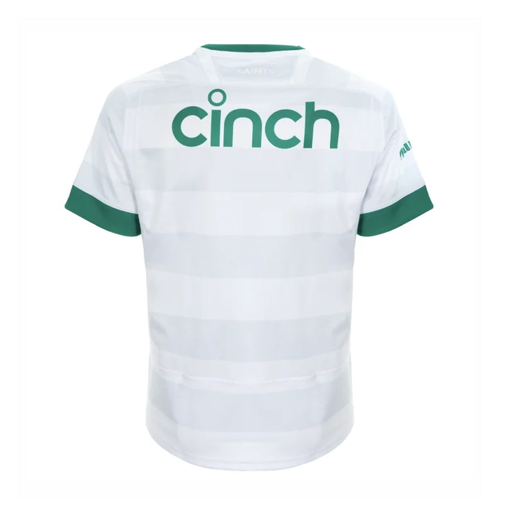Northampton Saints 2024/25 Men's Away Rugby Jersey – White & Green