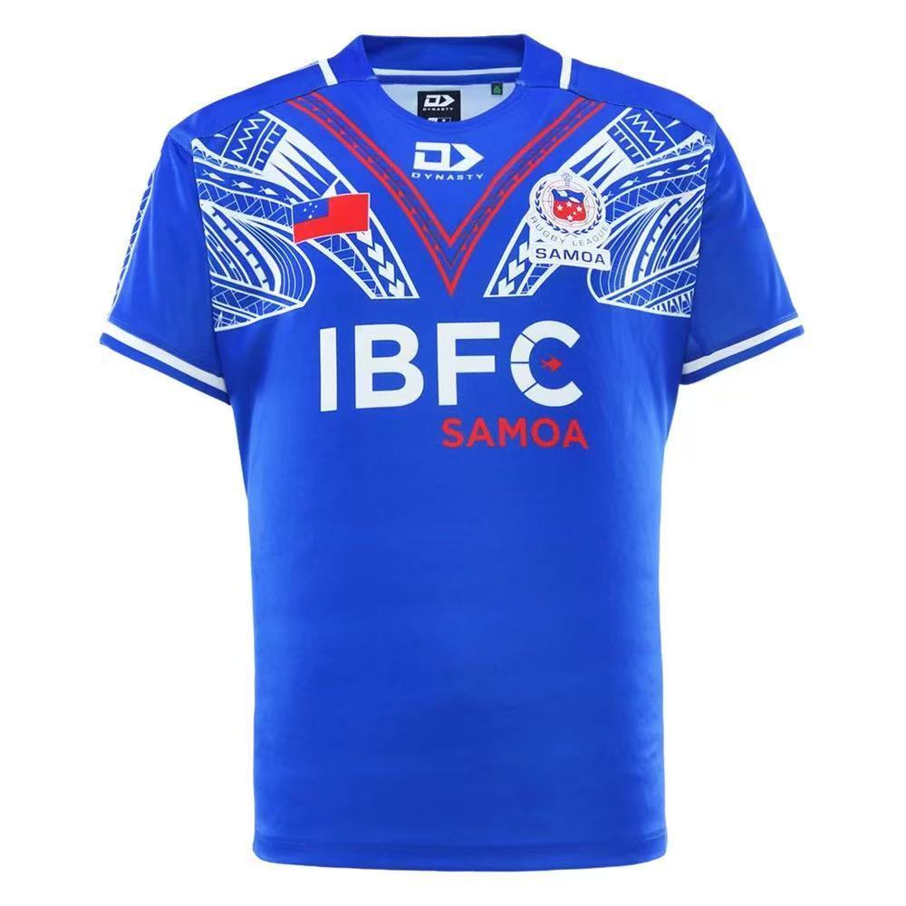 Toa Samoa Rugby League 2025 Men's Home Replica Jersey – Royal Blue