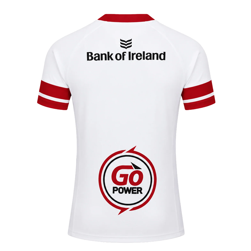 Ulster Rugby 2025/26 Pro Home Jersey – Castore White Rugby Shirt