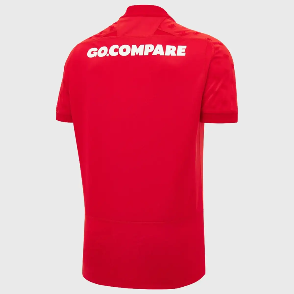 Wales Men's Home Rugby Shirt 2026–27 – Macron Replica Jersey